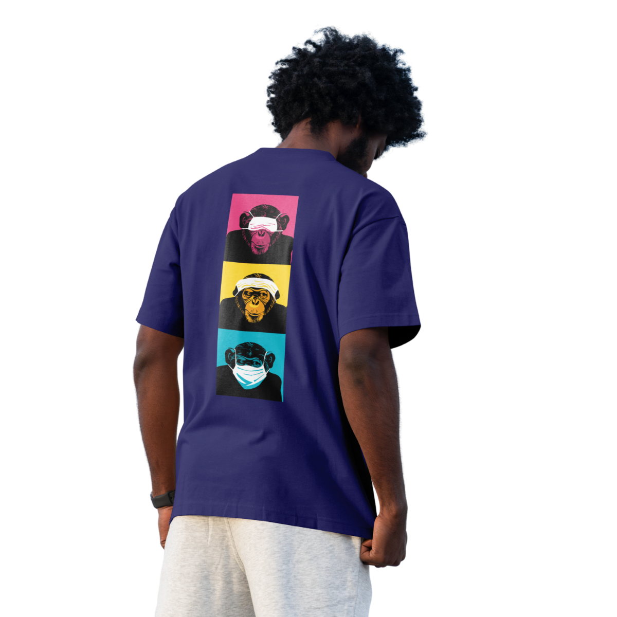 Oversized Azul - Logo Clara