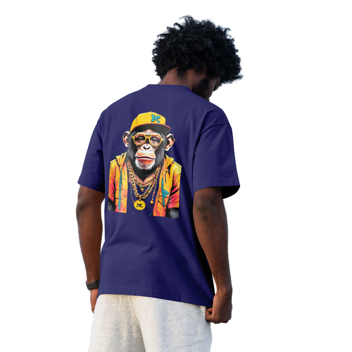 Oversized Azul - Logo Clara