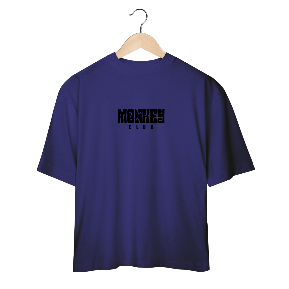 Oversized Azul - Logo Escura