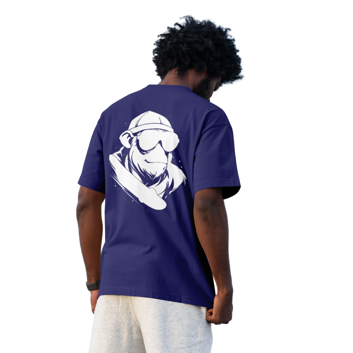 Oversized Azul - Logo Clara
