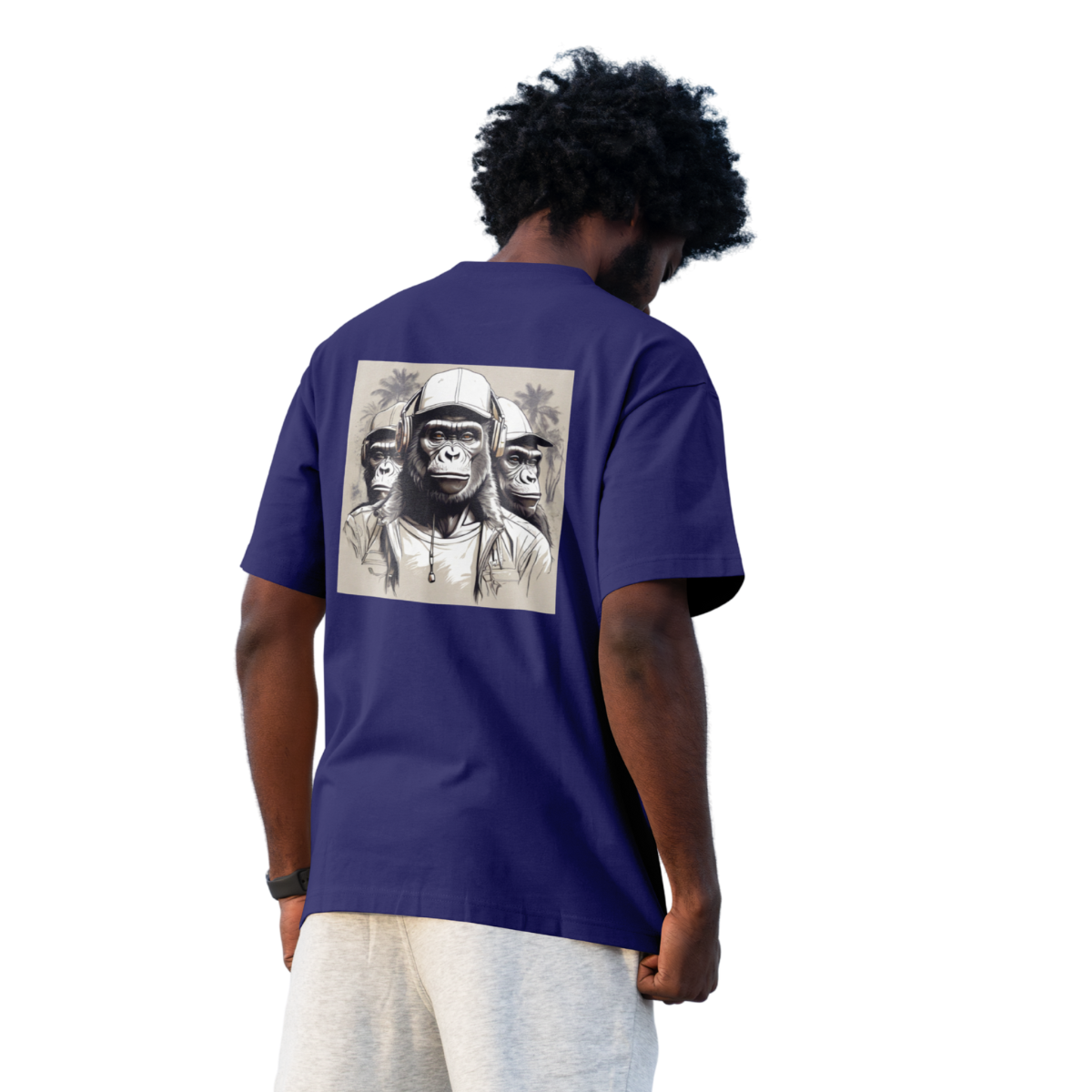 Oversized Azul - Logo Clara
