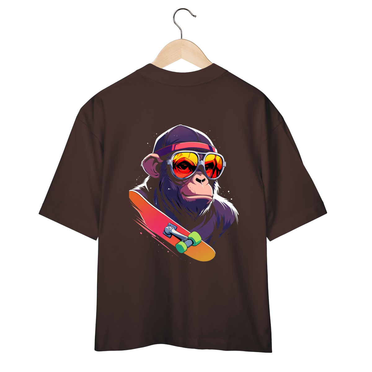Oversized Marrom - Logo Clara