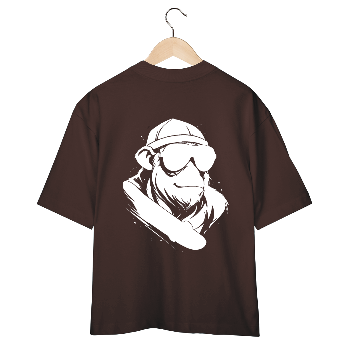 Oversized Marrom - Logo Clara