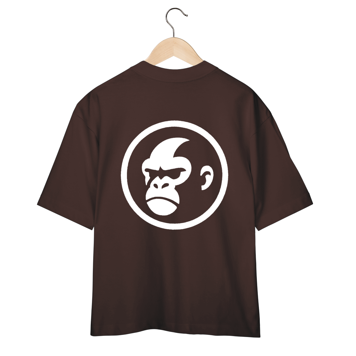 Oversized Marrom - Logo Clara