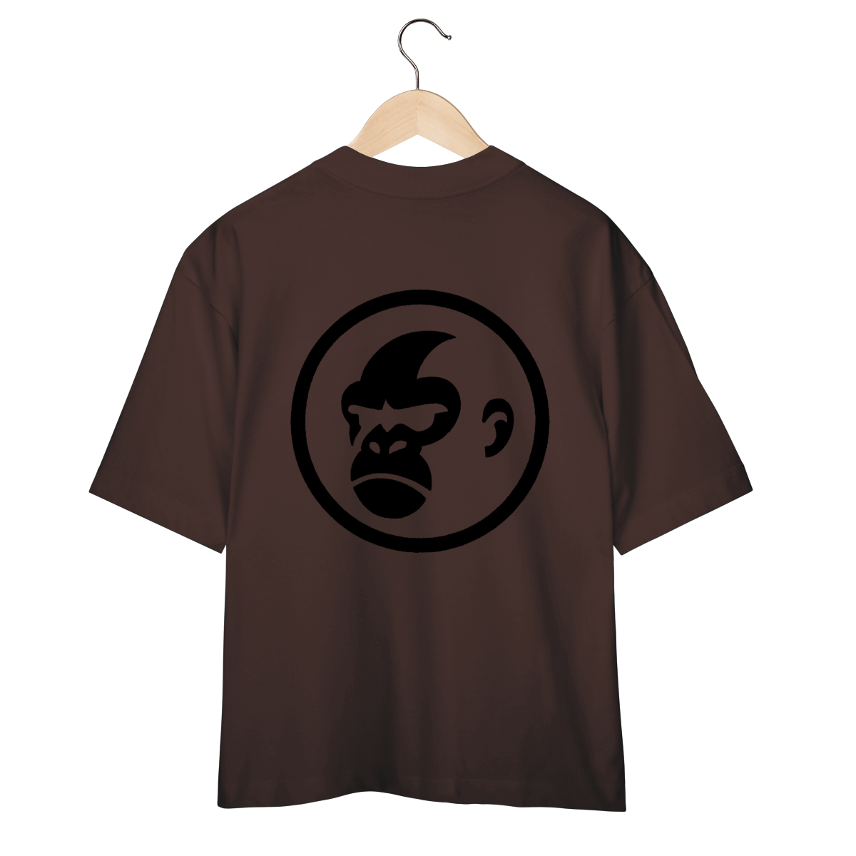 Oversized Marrom - Logo Clara