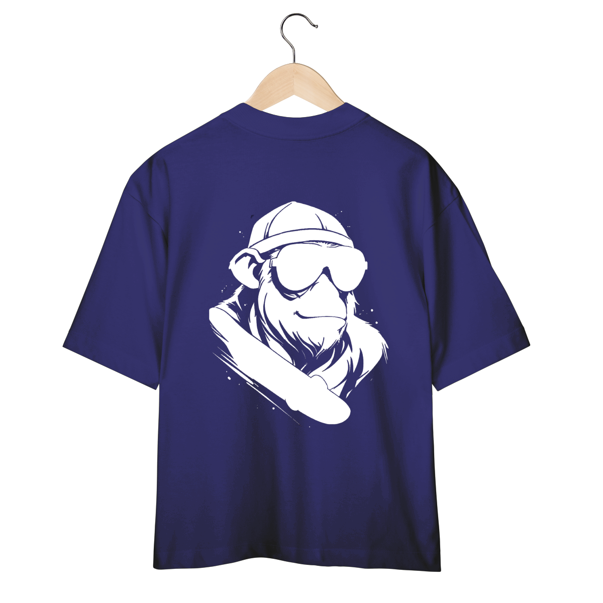 Oversized Azul - Logo Clara