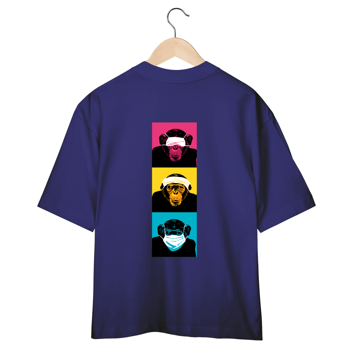 Oversized Azul - Logo Clara