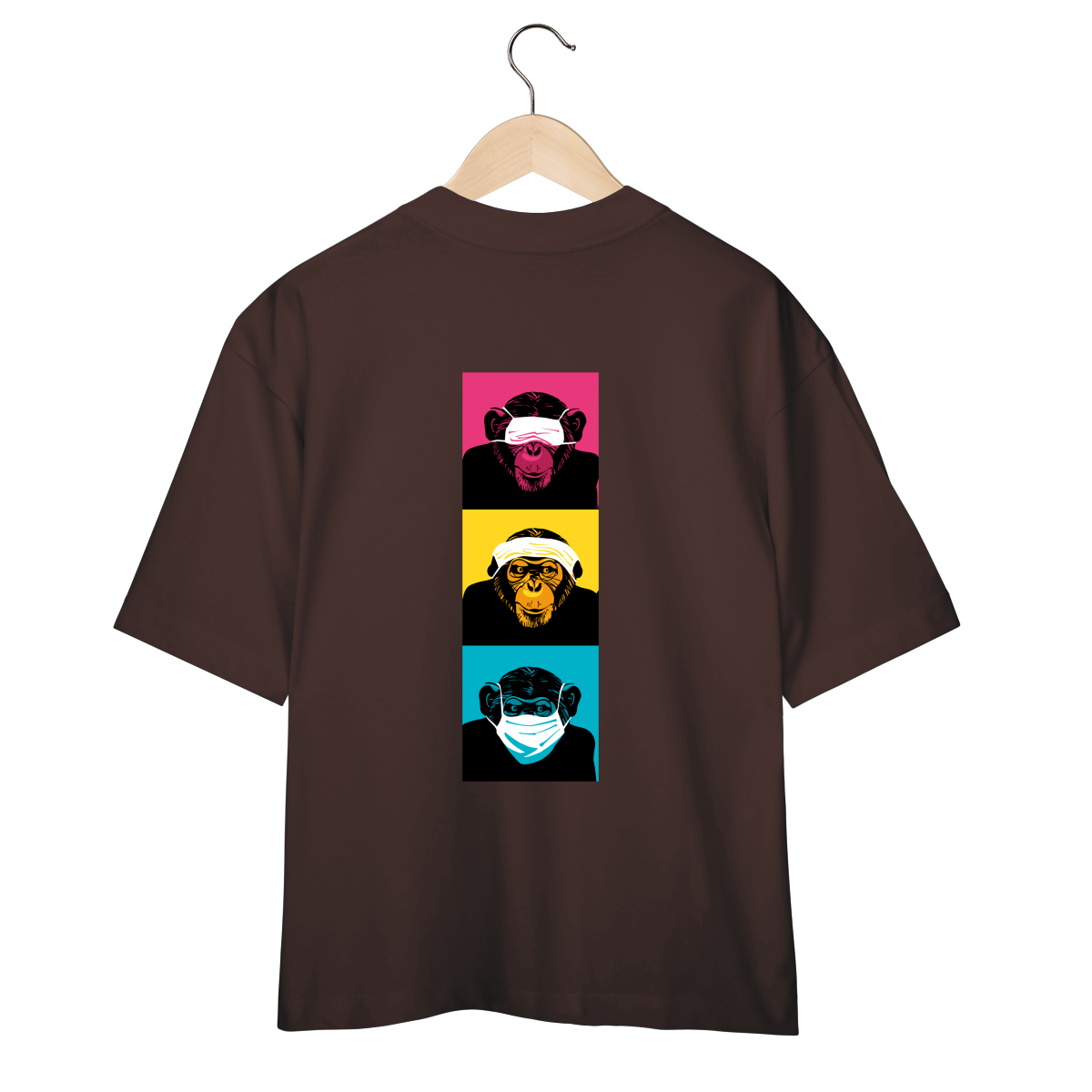 Oversized Marrom - Logo Clara