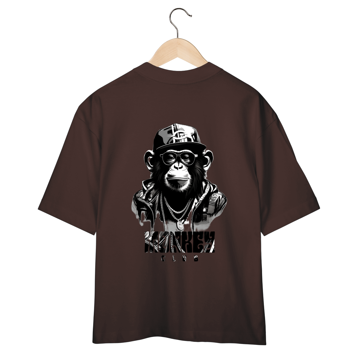 Oversized Marrom - Logo Clara