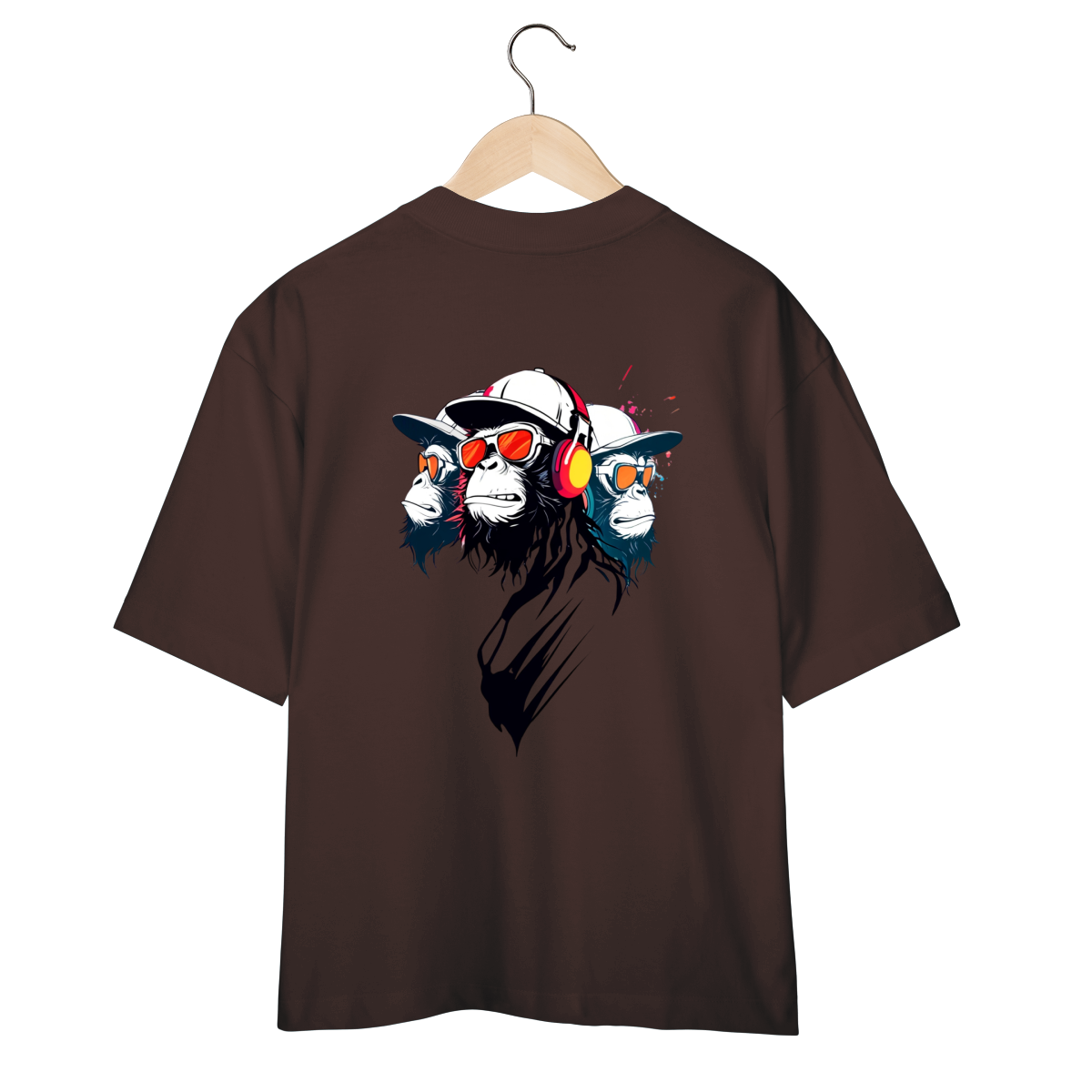 Oversized Marrom - Logo Clara