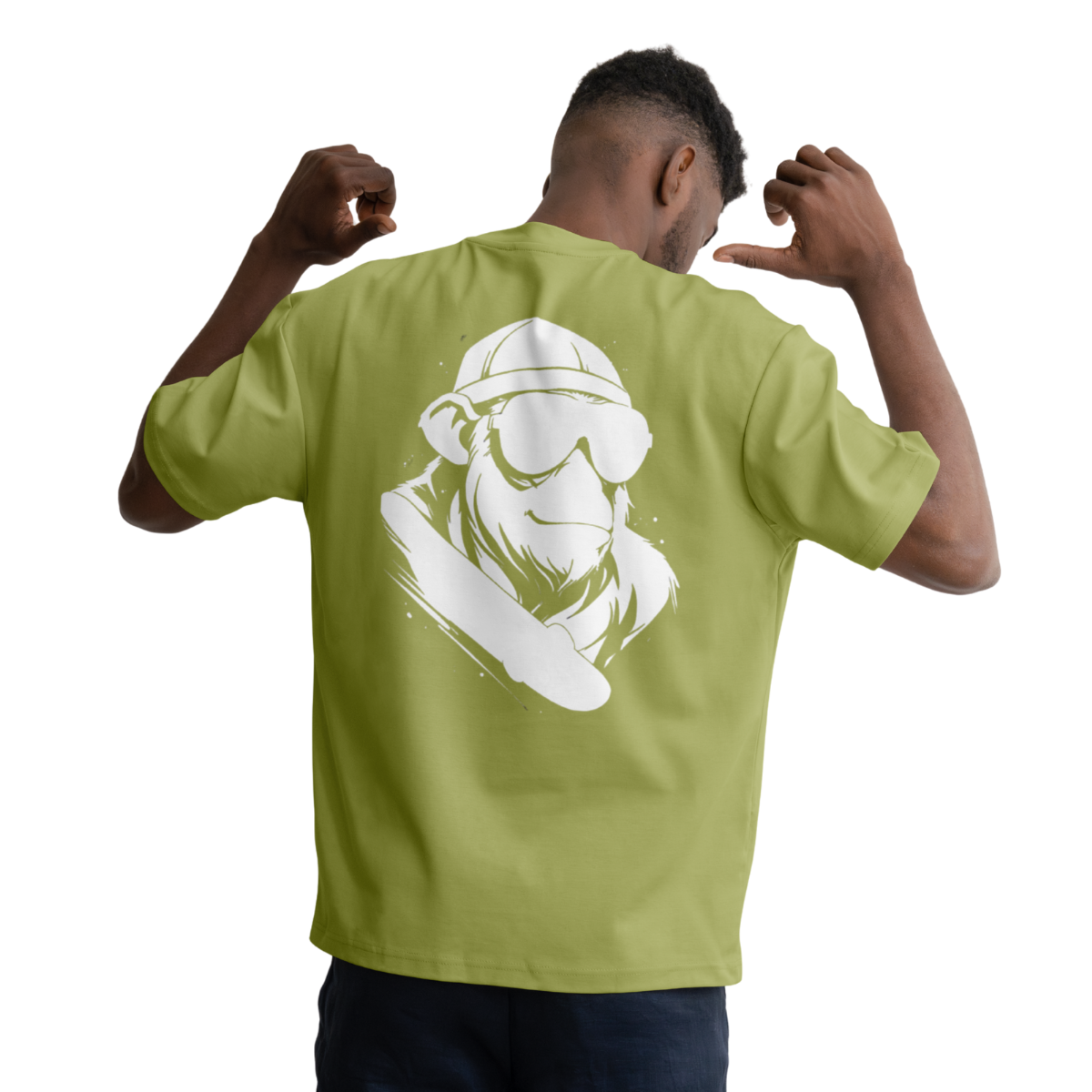 Oversized White Skate