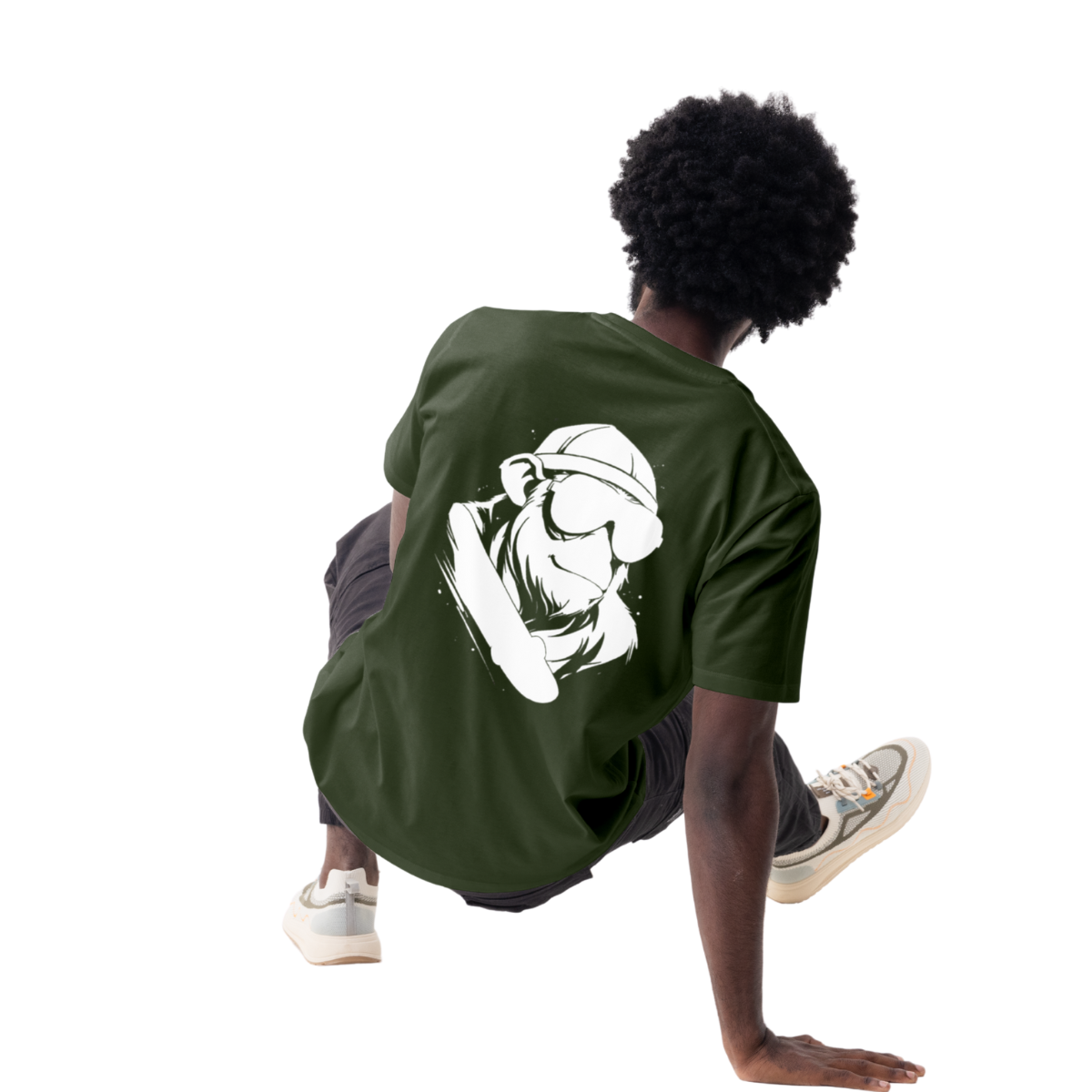 Oversized White Skate