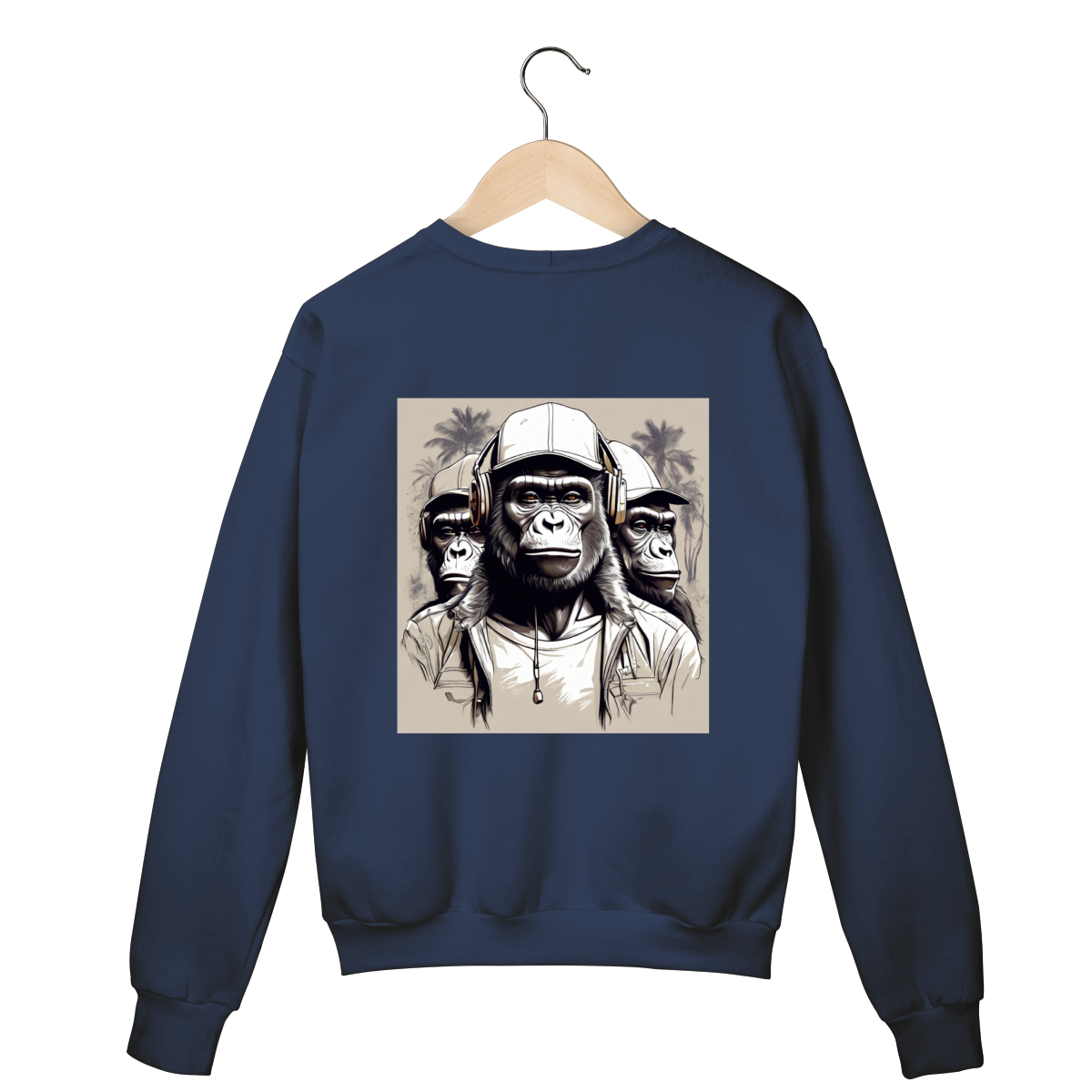 Suéter Azul  - Logo Clara