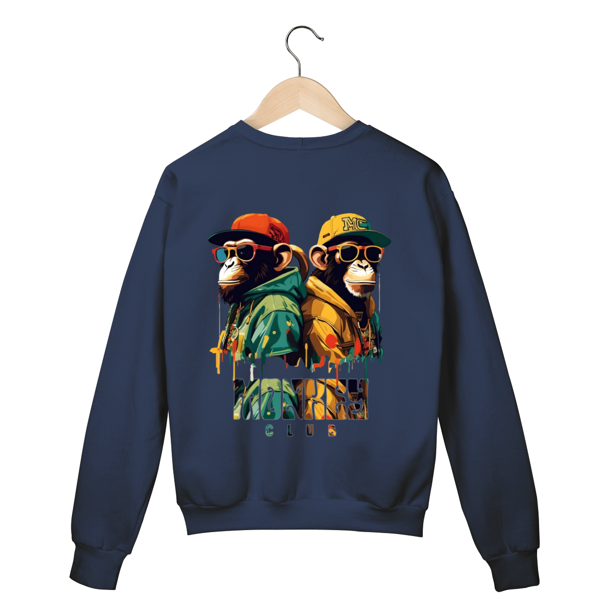 Suéter Azul  - Logo Clara