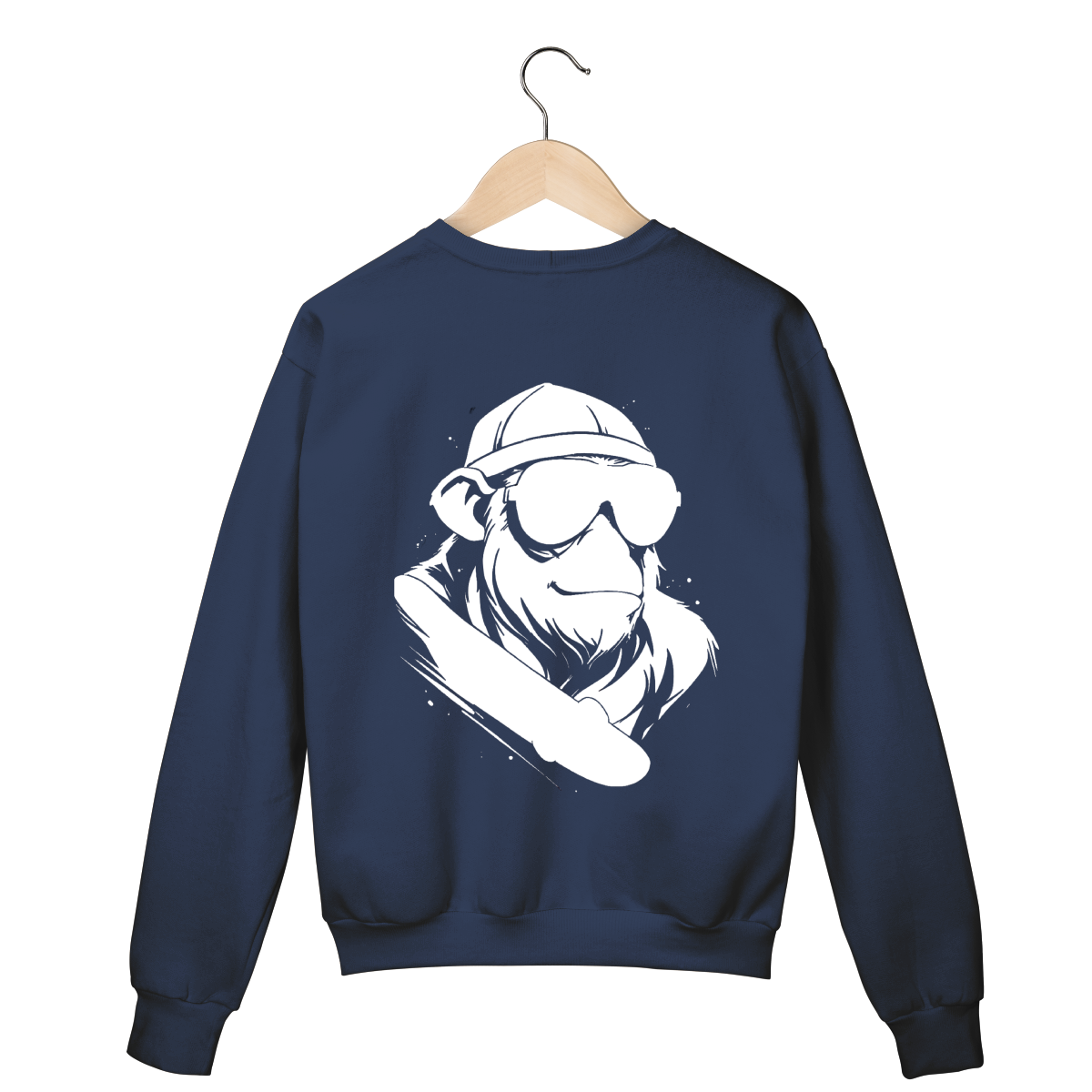 Suéter Azul  - Logo Clara