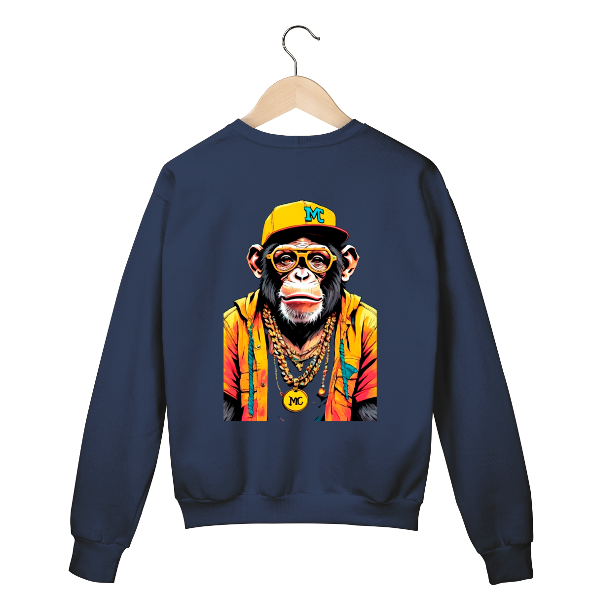 Suéter Azul  - Logo Clara