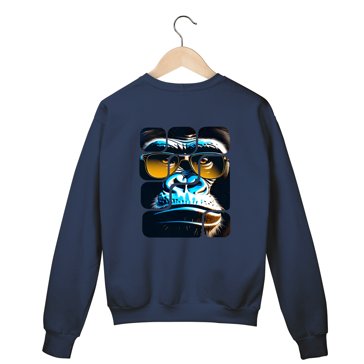 Suéter Azul  - Logo Clara