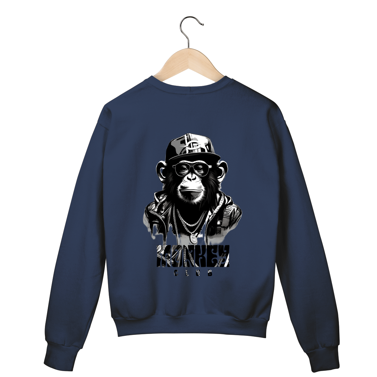 Suéter Azul  - Logo Clara