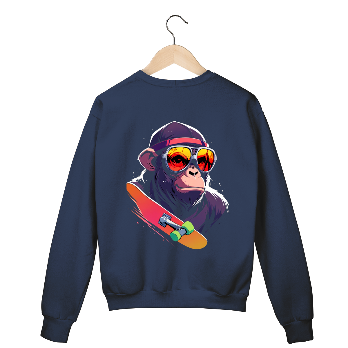 Suéter Azul  - Logo Clara