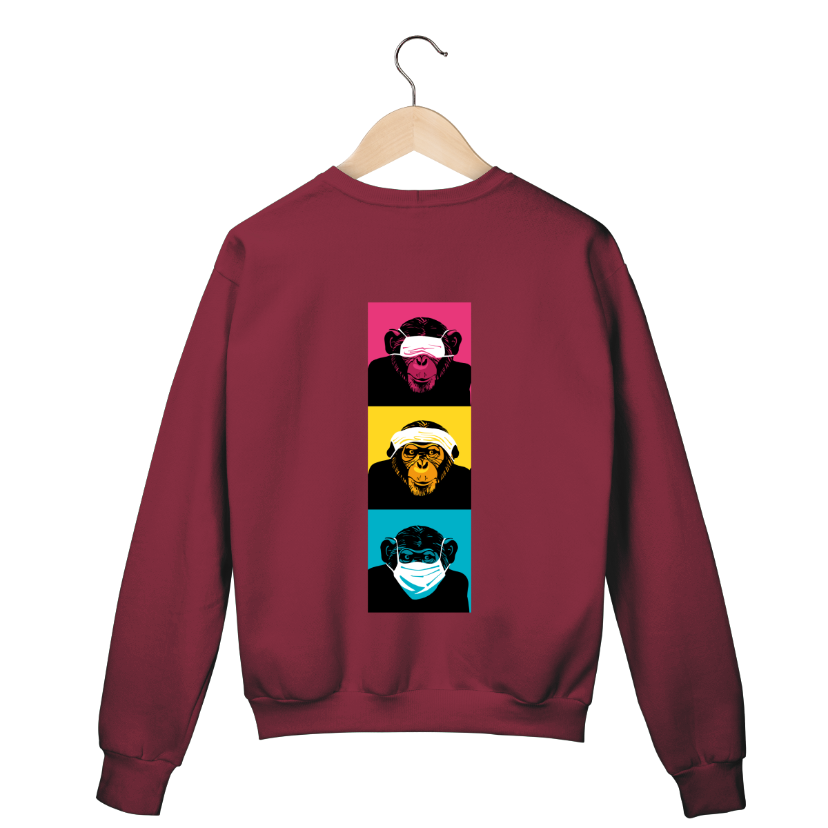 Suéter Vinho - Logo Clara