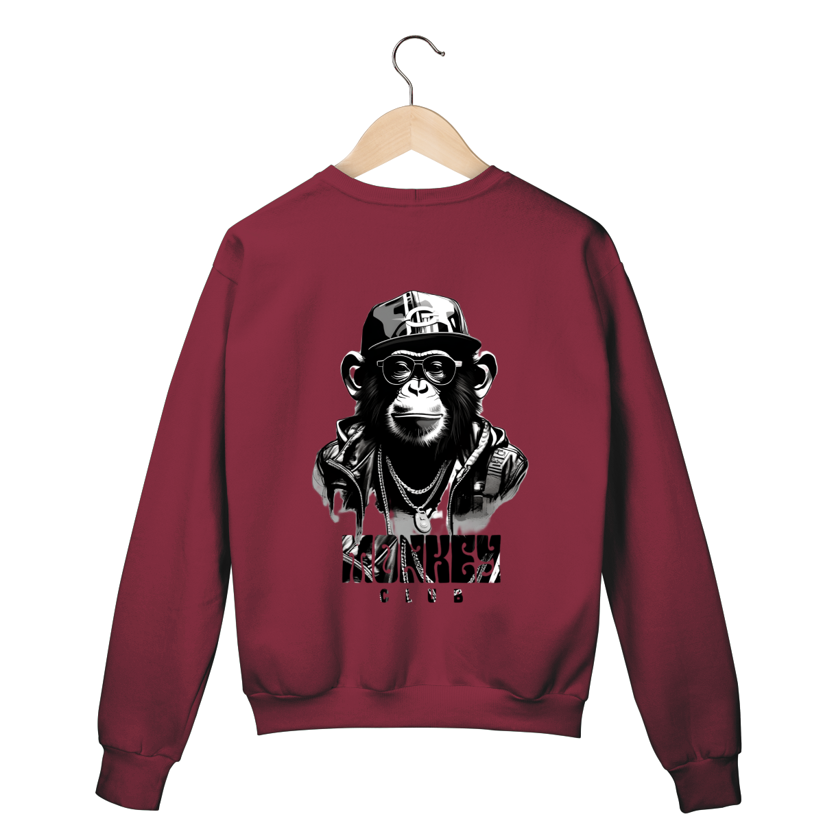 Suéter Vinho - Logo Clara