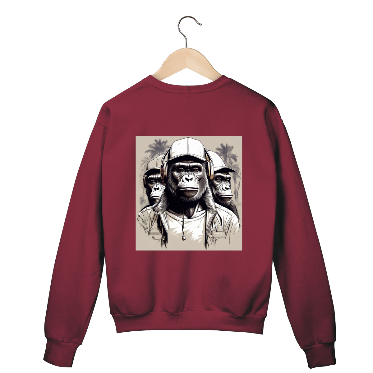 Suéter Vinho - Logo Clara