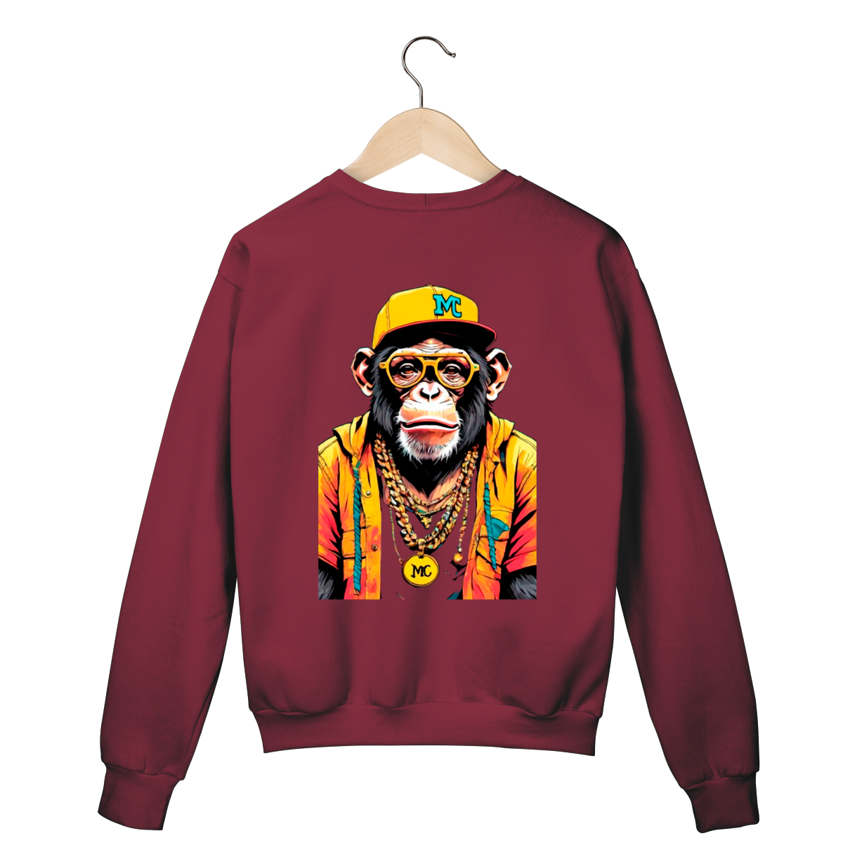 Suéter Vinho - Logo Clara