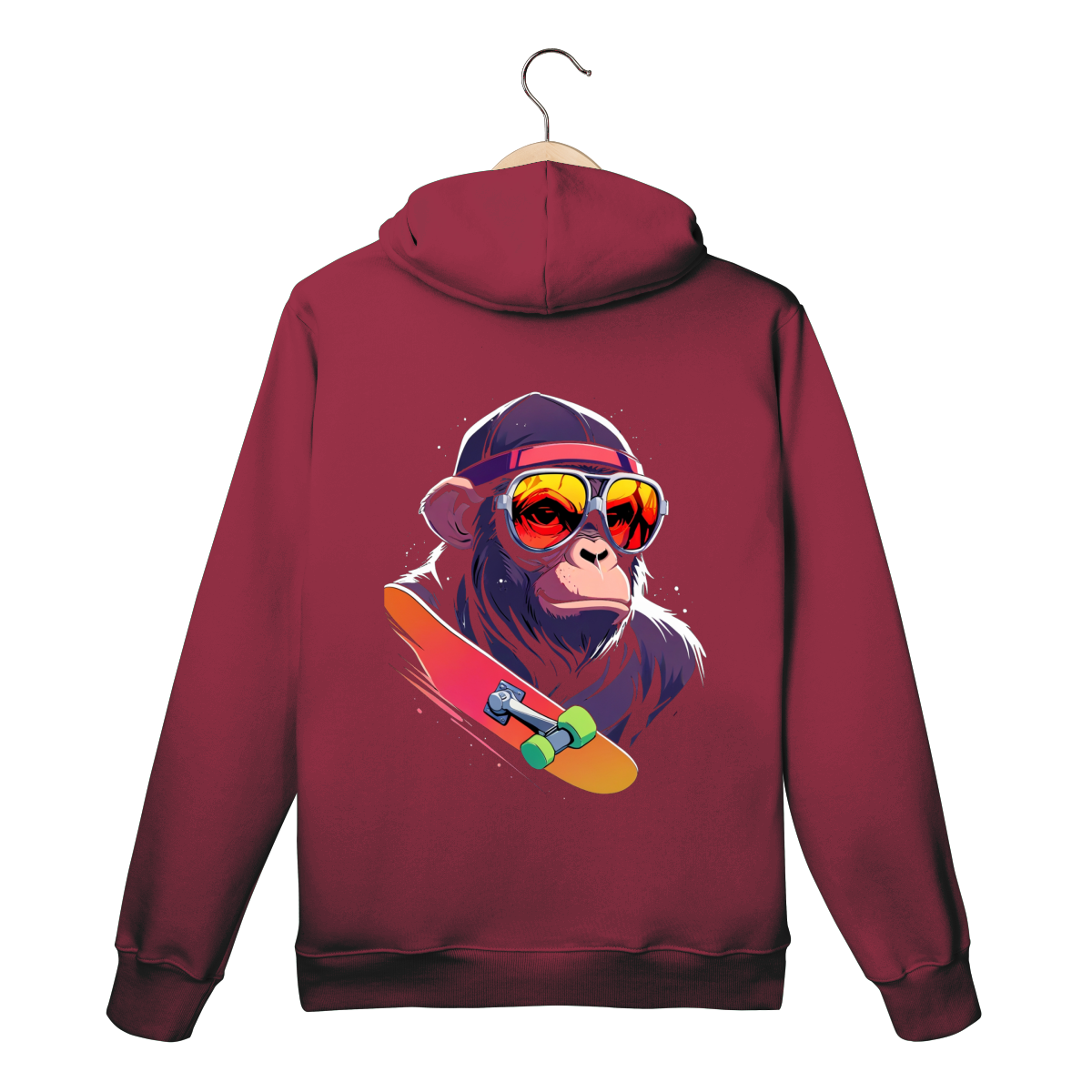 Moletom Vinho - Logo Clara