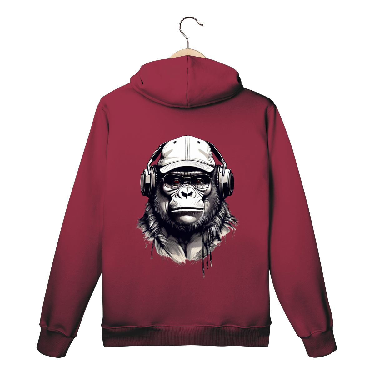 Moletom Vinho - Logo Clara