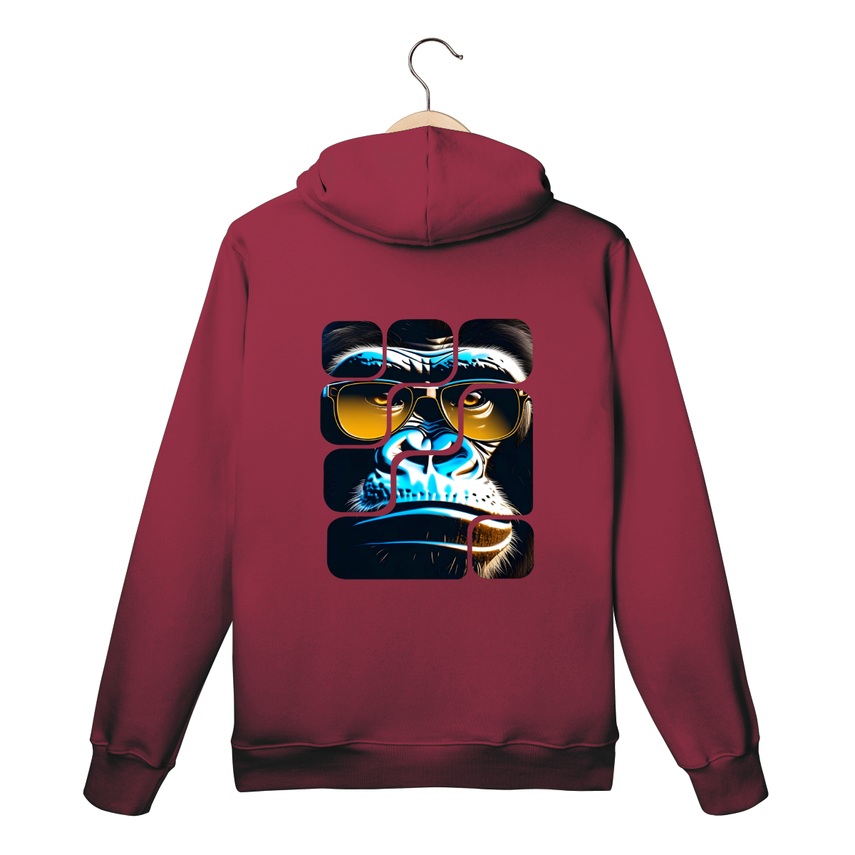 Moletom Vinho - Logo Clara