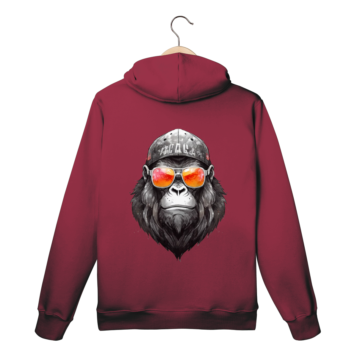 Moletom Vinho - Logo Clara