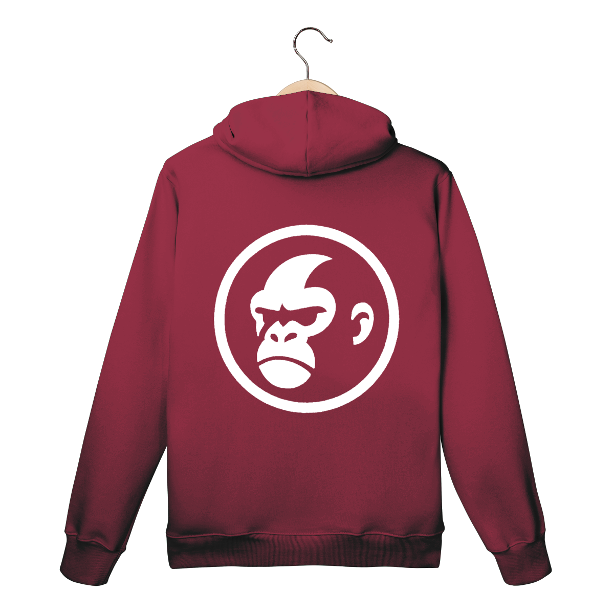 Moletom Vinho - Logo Clara