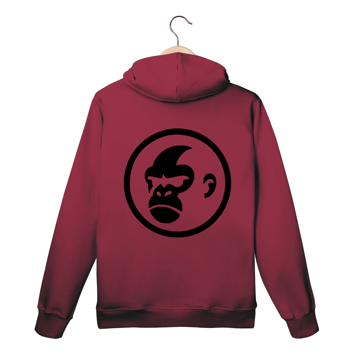 Moletom Vinho - Logo Clara