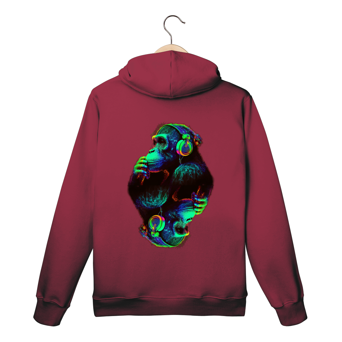 Moletom Vinho - Logo Clara