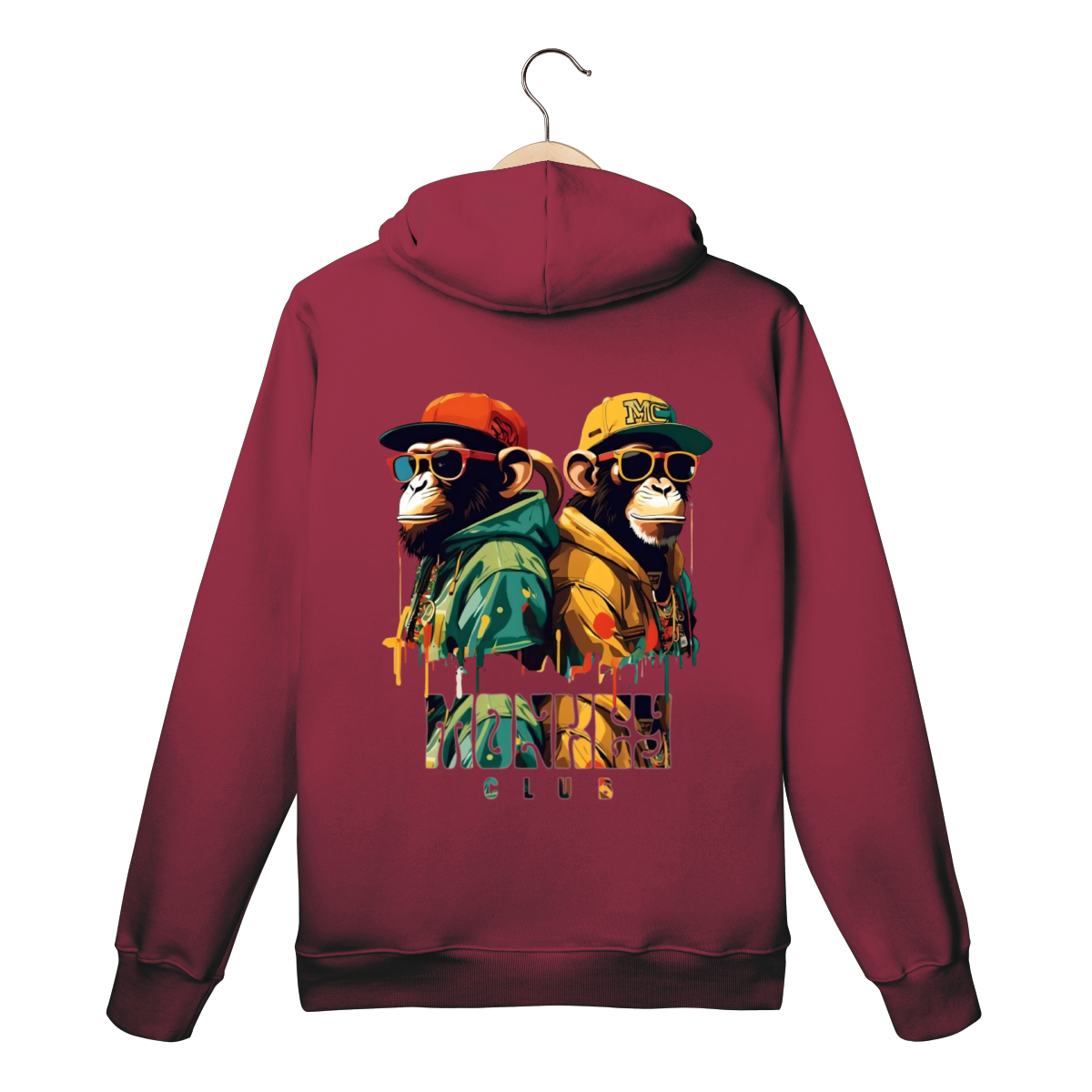 Moletom Vinho - Logo Clara