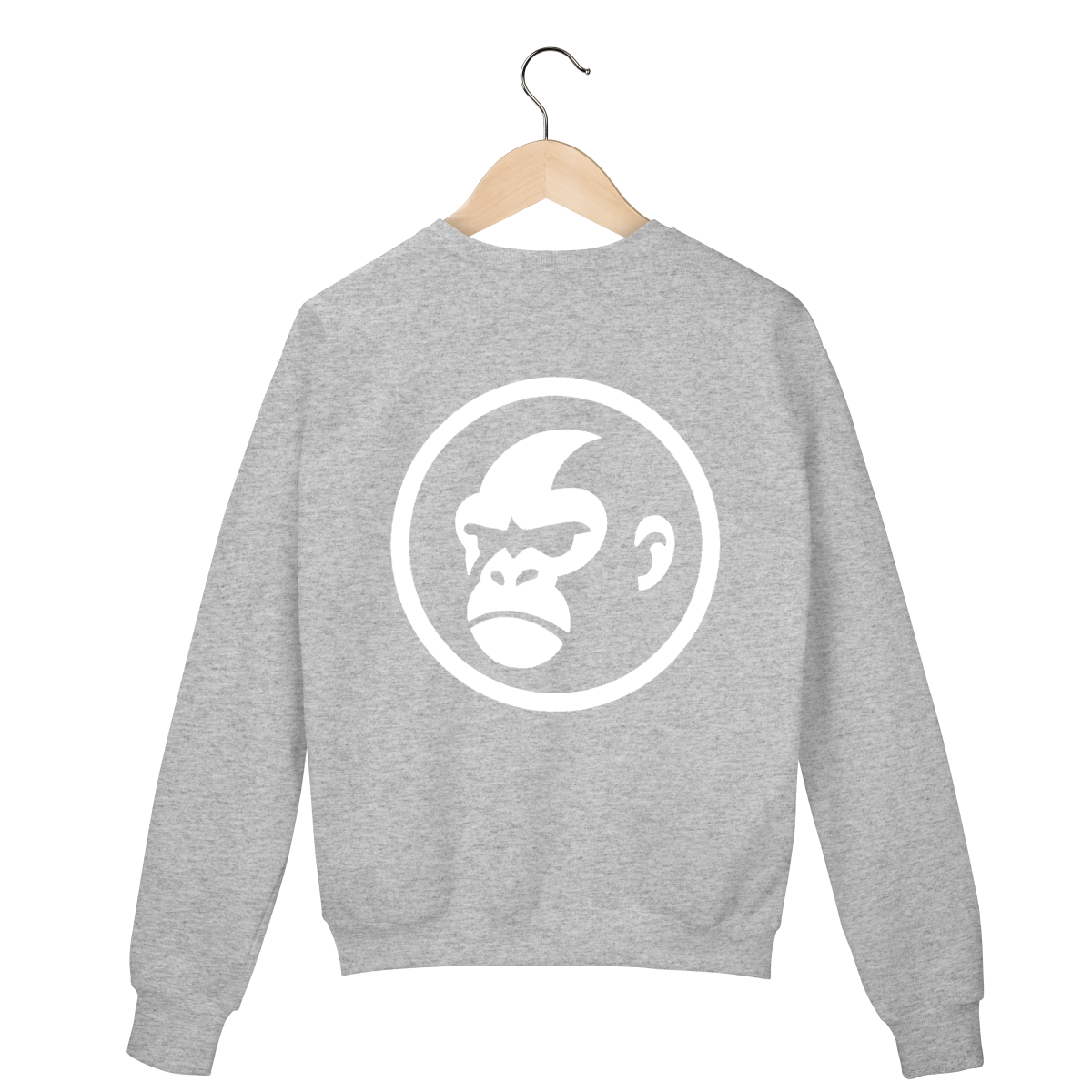 Suéter Cinza - Logo Clara