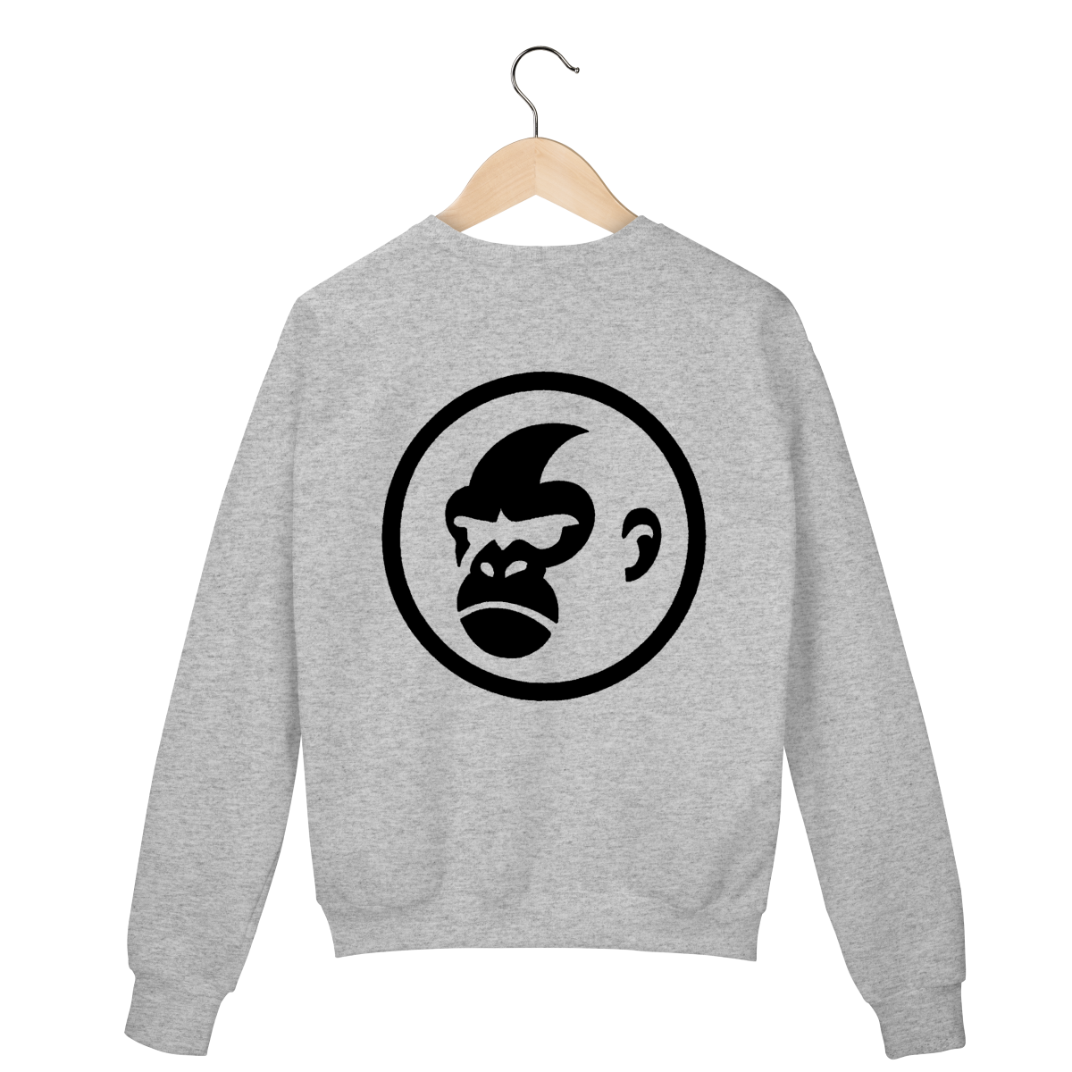 Suéter Cinza - Logo Clara