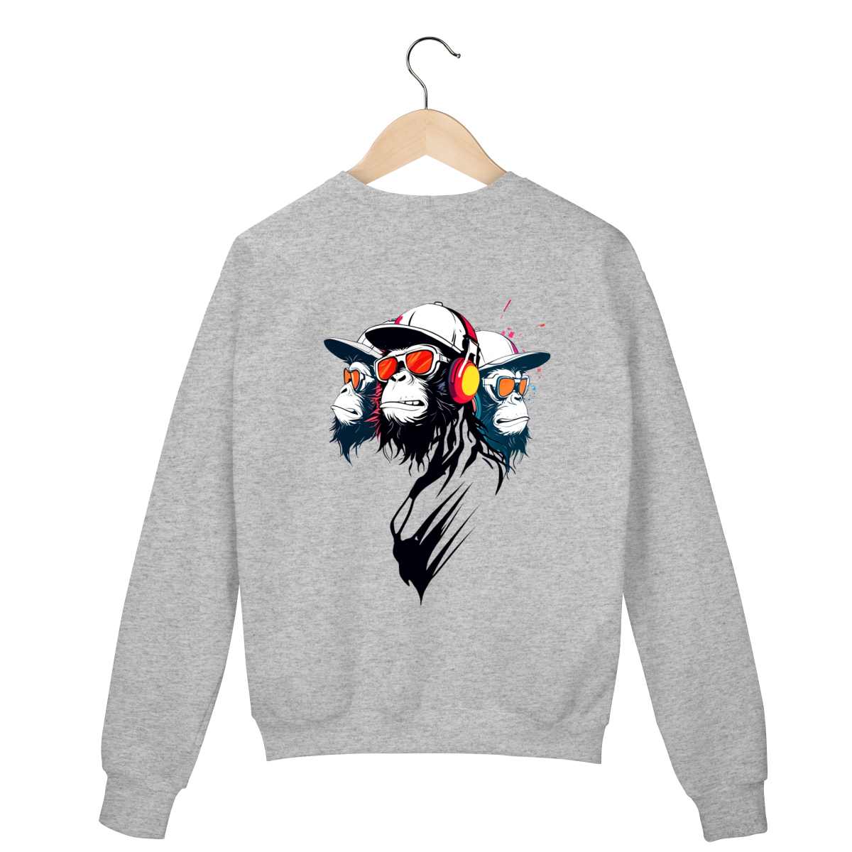 Suéter Cinza - Logo Clara